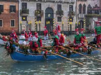 Rennes du Père Noël à Venise