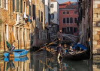 Gondole sur le Rio San Boldo à Venise