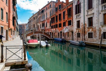 La Fondamenta et le Rio de San Severo dans le Sestier du Castello à Venise