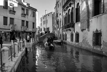 Le Rio de la Maddalena et le pont Sant'Antonio dans le Sestier du Cannaregio à Venise
