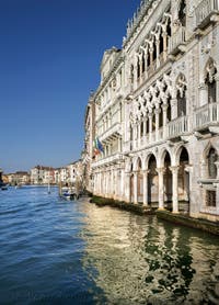 Le Grand Canal de Venise et le Palais de la Ca' d'Oro dans le Cannaregio.