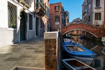Le Rio, la Fondamenta et le pont Sant'Andrea dans le Cannaregio à Venise