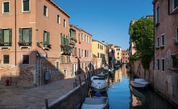 La Fondamenta et le Rio del Trapolin dans le Sestier du Cannaregio à Venise