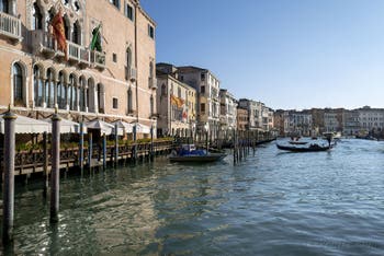 Le Palais Sagredo sur le Grand Canal de Venise, dans le Cannaregio.
