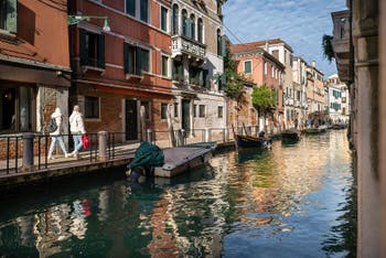 La Fondamenta et le Rio San Felice dans le Cannaregio à Venise.