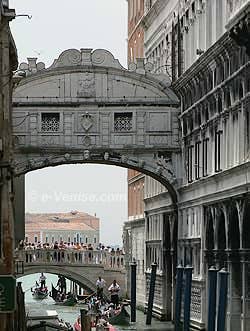 Le pont des Soupirs à Venise