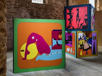 Ad Minoliti, Cubes, Biennale d'Art de Venise 2019