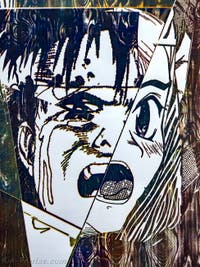 Christian Marclay, Scream (Blade), détail, à la Biennale d'Art de Venise