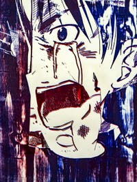 Christian Marclay, Scream (Crying), détail, à la Biennale d'Art de Venise