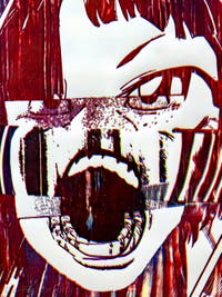 Christian Marclay, Scream (Shaking), détail, à la Biennale d'Art de Venise