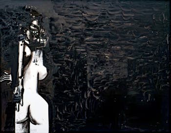 George Condo, Standing Female Figure in Black Space, à la Biennale d'Art de Venise