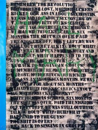 Henry Taylor, Triptyque, Glenn Ligon et Richard Pryor, Remember the Revolution 1, à la Biennale d'Art de Venise