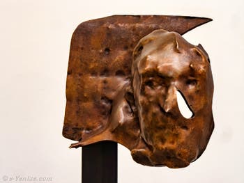 Jean Luc Moulène, Masque Marc Gilbert, à la Biennale d'Art de Venise