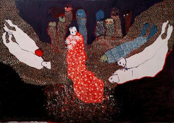 Portia Zvavahera, Fallen People, Biennale Internationale d'Art de Venise
