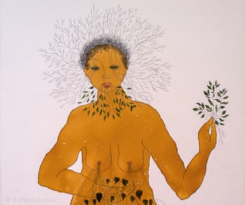 Rosana Paulino, from Senhora das Plantas series, Biennale Internationale d'Art de Venise