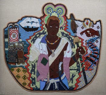 Big Chief Demond Melancon, Bras coupé, à la Corderie de l'Arsenal de Venise, Biennale 2026