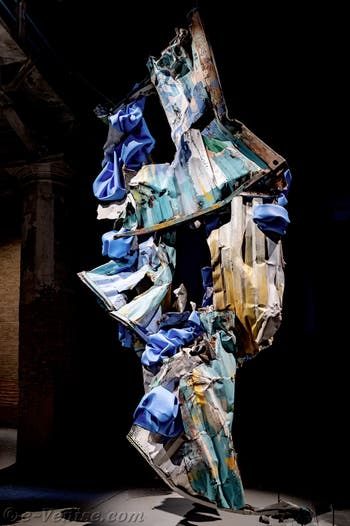 Kennedy Yanko, The bond between matter and heaven, à la Corderie de l'Arsenal de Venise, Biennale 2026