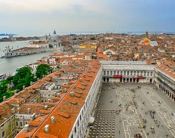 La vue depuis le Campanile de Saint-Marc à Venise