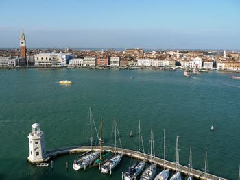 La vue sur Venise depuis le Campanile de San Giorgio Maggiore