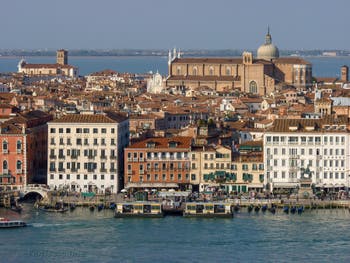 La vue sur Venise depuis le Campanile de San Giorgio Maggiore