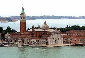 L'église et le campanile de San Giorgio Maggiore à Venise