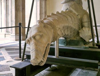 Le Dragon de la statue de saint Théodore sur la colonne de la Piazzetta San Marco à Venise