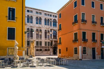 The Campo Santo Stefano in the District of St. Mark in Venice.