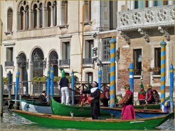Carnaval de Venise - Le Carnaval en bateau des Vénitiens