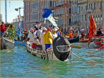 Carnaval de Venise - Le Carnaval en bateau des Vénitiens