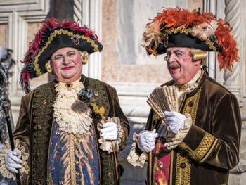 Die Kostüme des Karnevals in Venedig