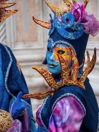 Les Masques et Costumes du Carnaval de Venise 2022 sur le Campo San Zaccaria