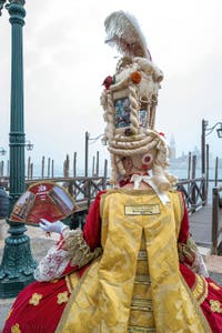Les Costumés du Carnaval de Venise 2022 à San Zaccaria et Saint-Marc