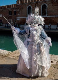 Masques et Costumes du Carnaval de Venise, La Fée aux oiseaux à l'Arsenal.