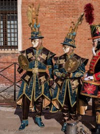 Les Nobles en parade à l'Arsenal, Masques et Costumes du Carnaval de Venise.