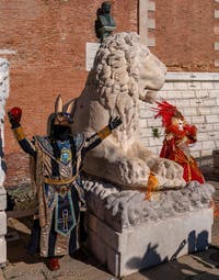 le Dieu Anubis à l'Arsenal, les Masques et Costumes du Carnaval de Venise