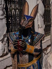 le Dieu Anubis à l'Arsenal, les Masques et Costumes du Carnaval de Venise
