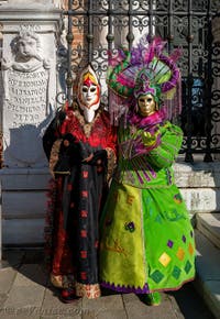 Carnaval Vert et Rouge à l'Arsenal, Masques et Costumes du Carnaval de Venise.