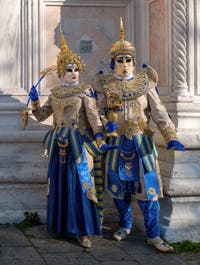 Raffinement et beauté orientale à San Zaccaria, Masques et costumes du Carnaval de Venise