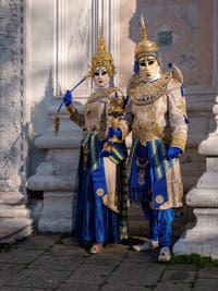 Raffinement et beauté orientale à San Zaccaria, Masques et costumes du Carnaval de Venise