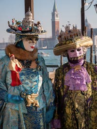 Rialto, Basilique et Campanile à Saint Marc, les Masques et costumes du Carnaval de Venise