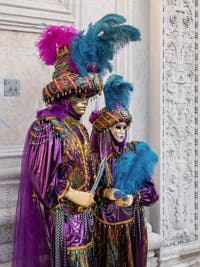 Masques et Costumes du Carnaval de Venise : Venise et l'Orient sur le Campo San Zaccaria