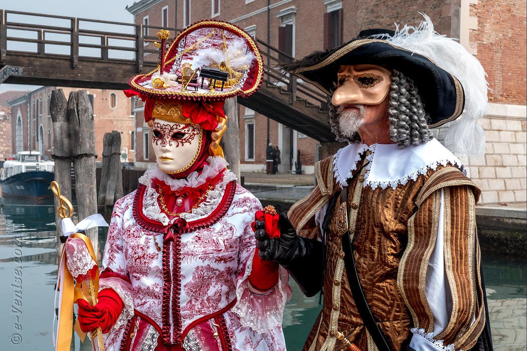 Photos des Masques et Costumes du Carnaval de Venise 2025