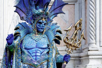 Les costumés du carnaval de Venise 