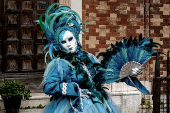 Les costumés du carnaval de Venise 