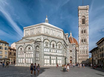 Le Baptistère de San Giovanni à Florence en Italie