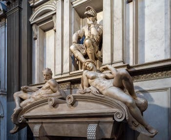 Tombeau de Lorenzo de Médicis, Sacrestia Nuova, la chapelle Médicis à Florence en Italie