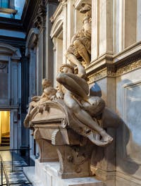 Tombeau de Lorenzo de Médicis, Sacrestia Nuova, la chapelle Médicis à Florence en Italie