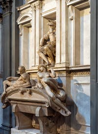 Tombeau de Lorenzo de Médicis, Sacrestia Nuova, la chapelle Médicis à Florence en Italie