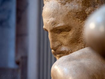 Statue du Crépuscule du tombeau Lorenzo de Médicis, Sacrestia Nuova par Michel-Ange