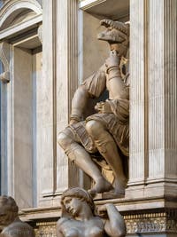 Tombeau de Lorenzo de Médicis, Sacrestia Nuova, la chapelle Médicis à Florence en Italie